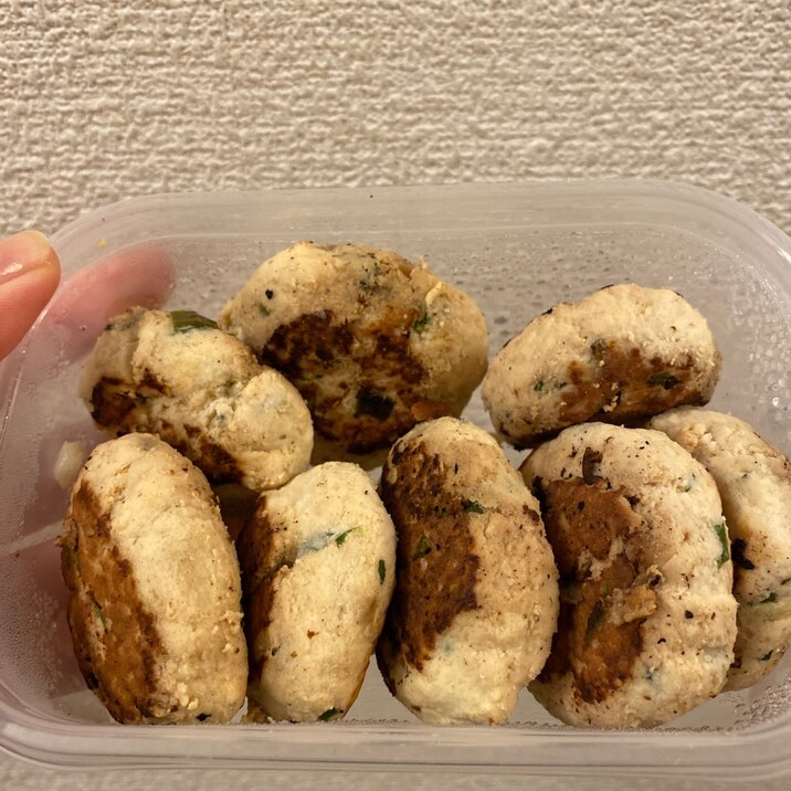 鶏胸肉のミンチとおからでヘルシーつくね